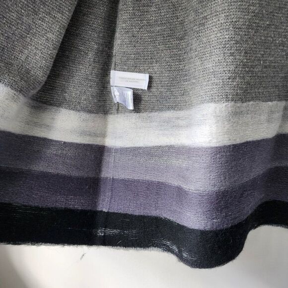 Ann Taylor Long Wool Cardigan | Size S | Gray, Cozy, Open Front, Flyaway, Crew - Picture 5 of 10